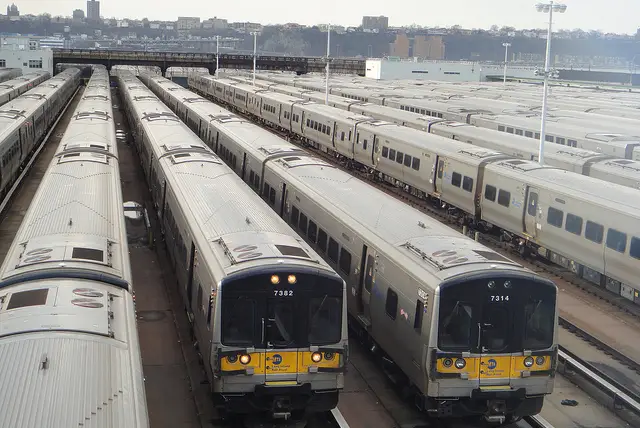 Nearly 1,000 Long Island Rail Road trains have been late so far this year because of delays on Amtrak-owned tracks just outside of Penn Station.
